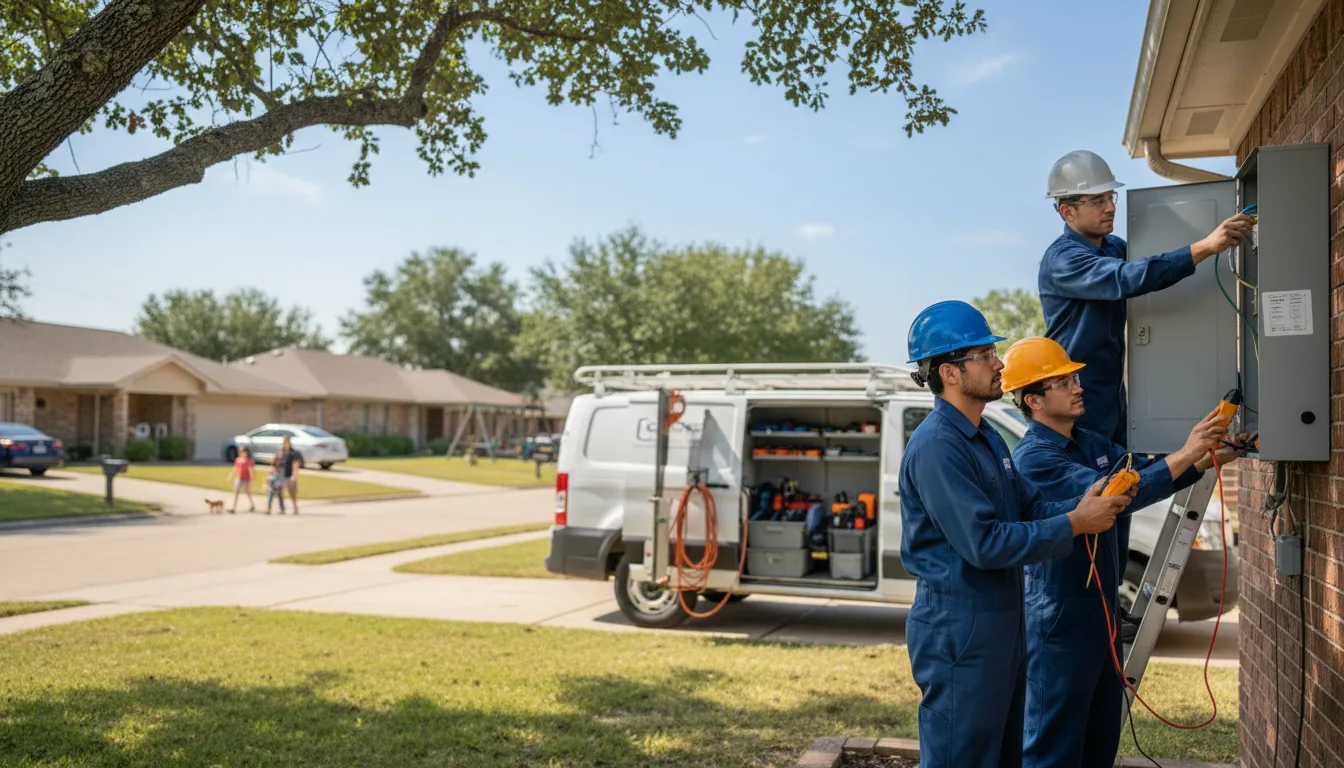 Certified electrician providing emergency electrical services in Villanova, PA